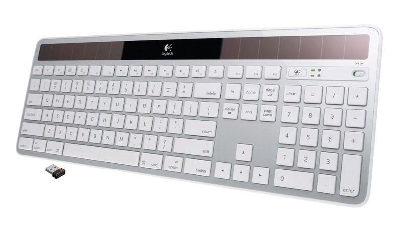LOGITECH K750 Mac Wireless Solar Keyboard White for Mac