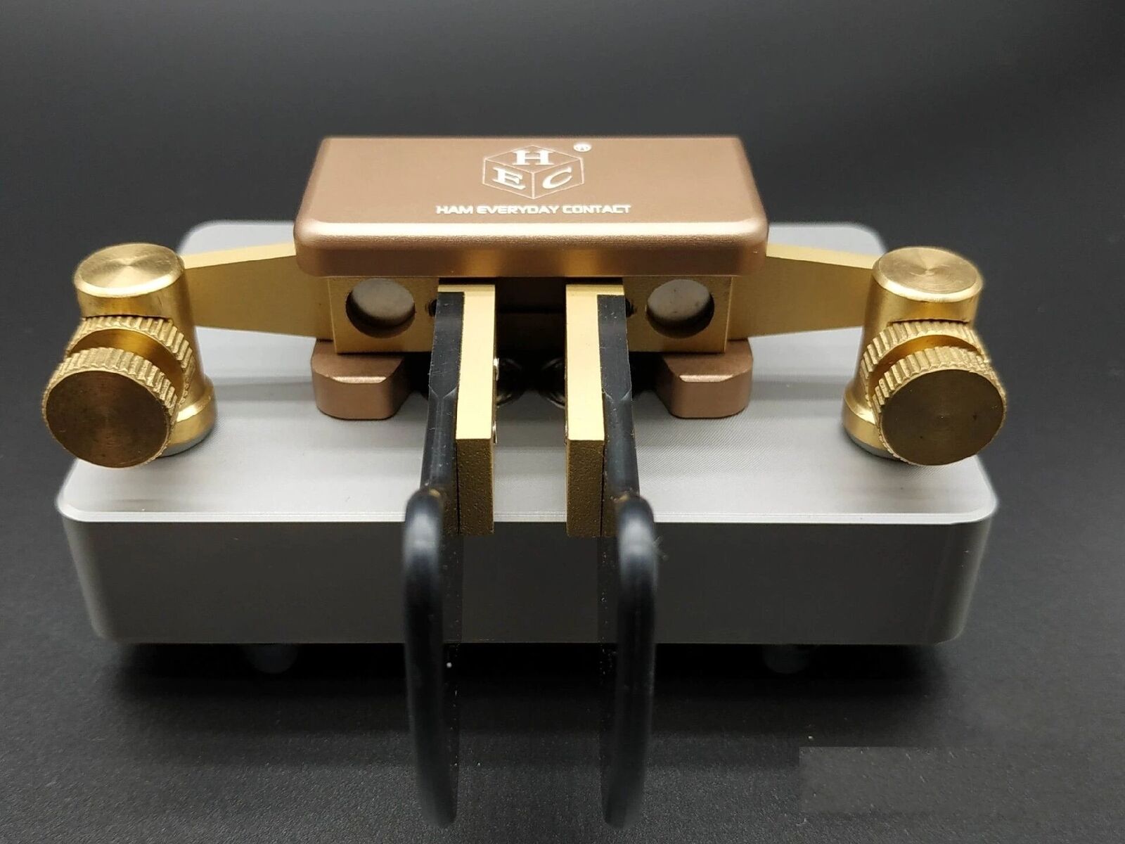 HEC Telegraph Key Automatic Key Dual-Paddle magnetic Rebound CW Key Morse Key