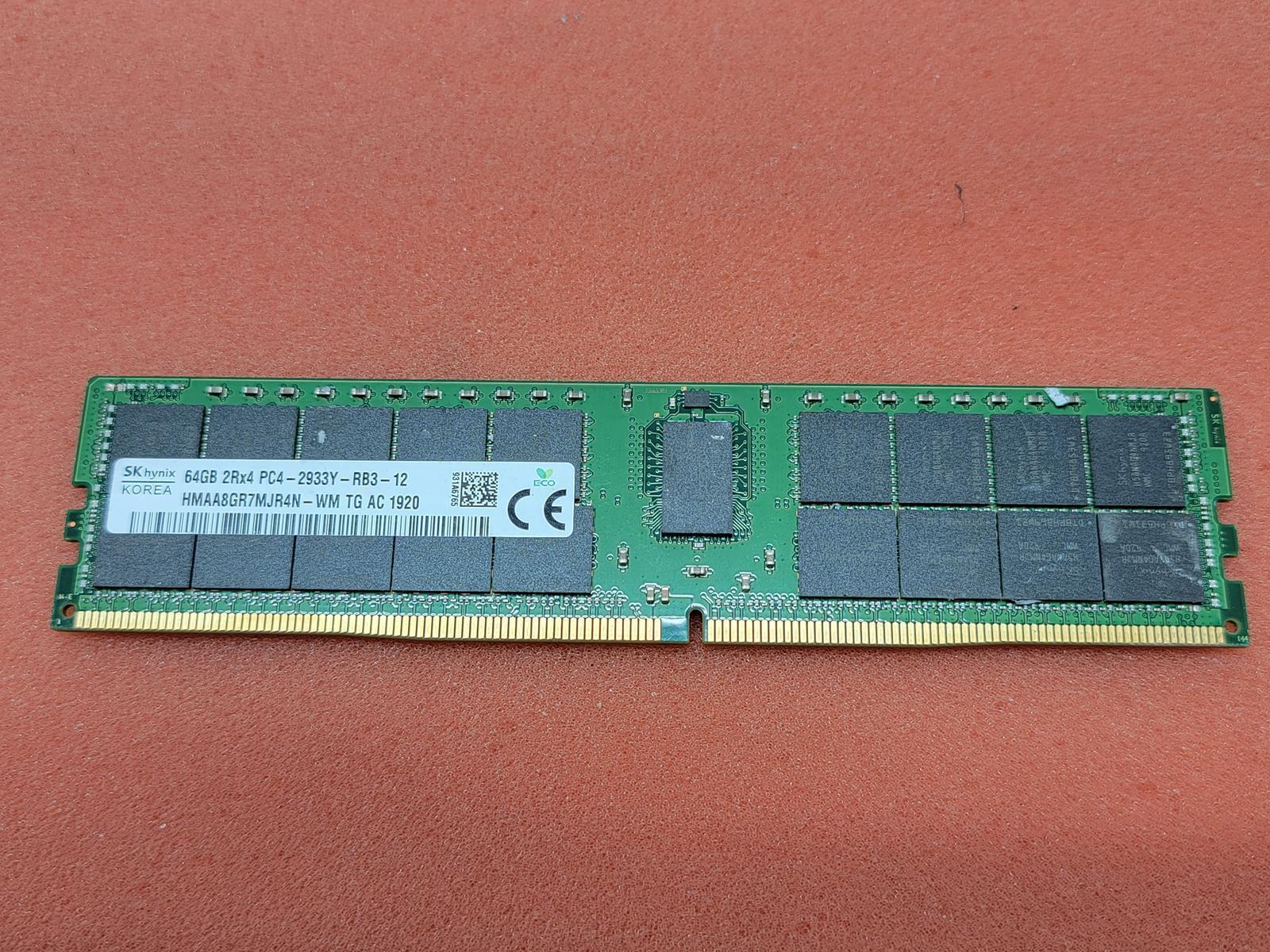 SK HYNIX 64GB 2933Y 2Rx4 RECC DDR4 SERVER RAM HMAA8GR7MJR4N-WM SKU 4909