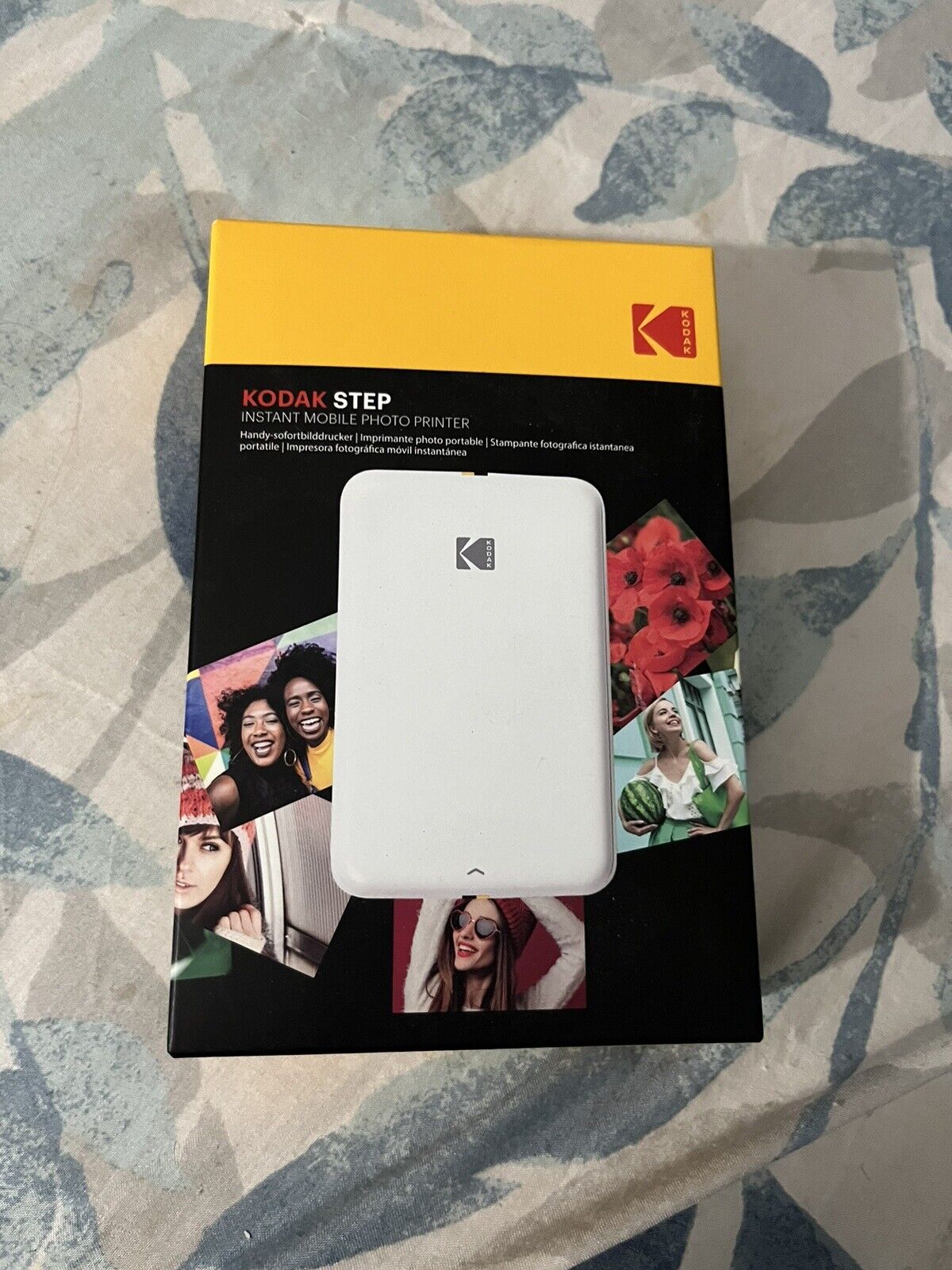Kodak Step Mobile Instant Photo Printer, Portable Zink 2x3 Mini Printer, White