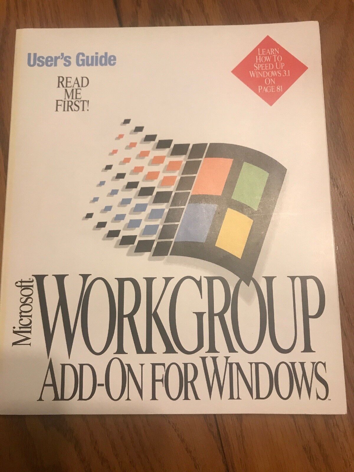 Microsoft Workgroup Add- On For Windows…Instruction Manual Only Ships N 24h