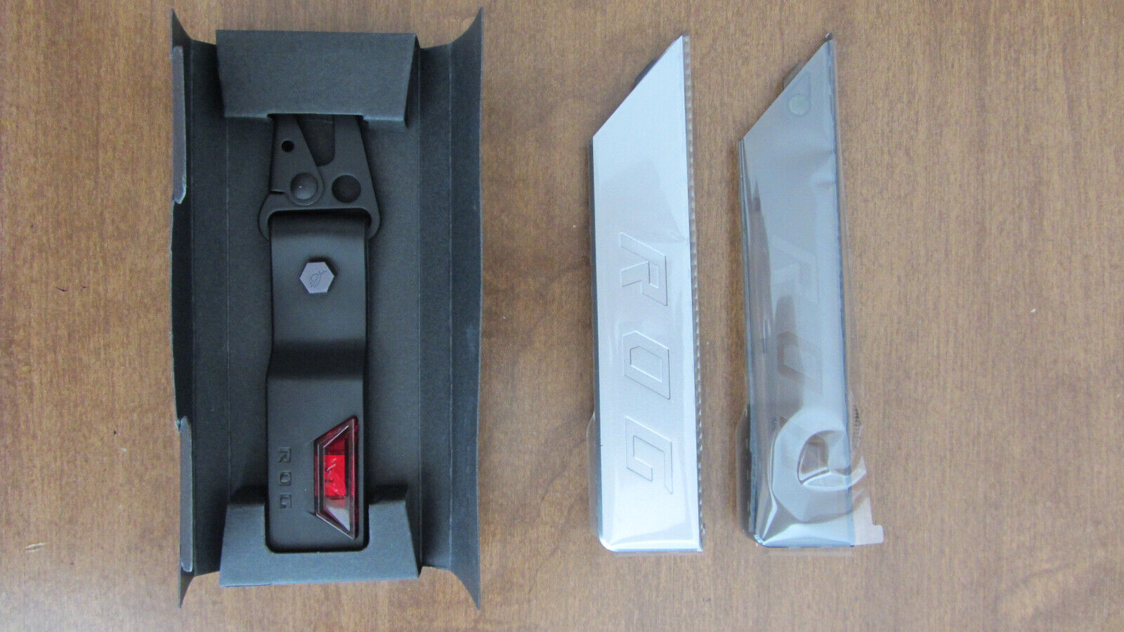 NEW LOT of TWO ASUS ROG ARMOR CAP Panels and One Keystone for Asus ROG 15 Laptop