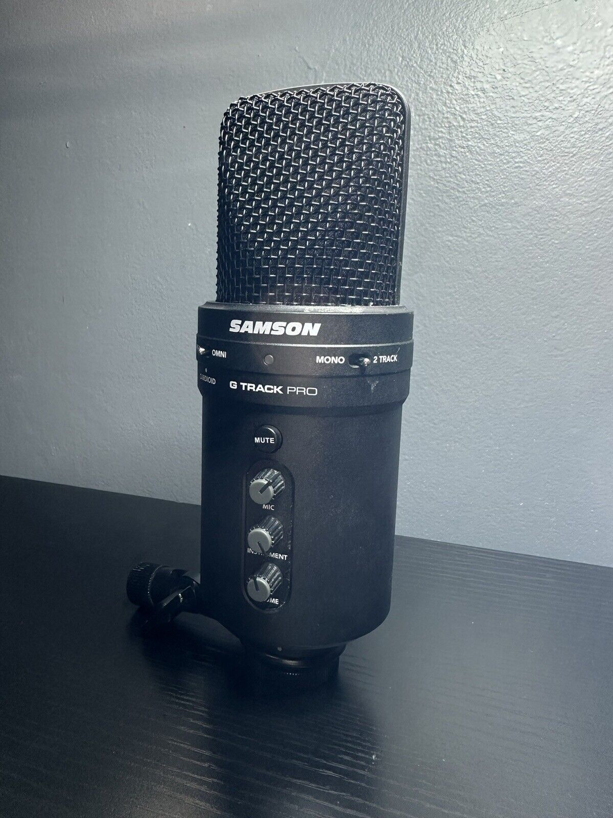 Samson G-Track Pro USB Microphone - Black, NO STAND OR CABLE