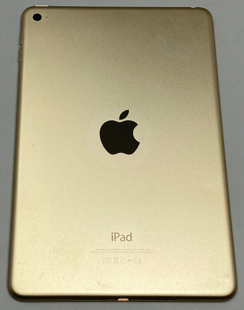 Apple iPad Mini 4 A1538 64GB Wi-Fi Only Gold Good