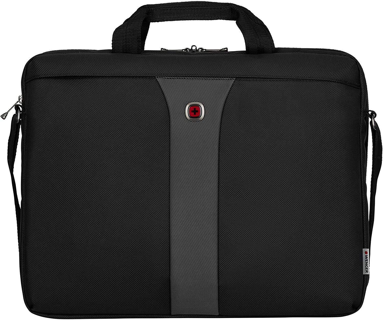 Wenger Legacy Briefcase, Laptop Bag over Shoulder, Fits up to 17″ Laptop, 12 l, 