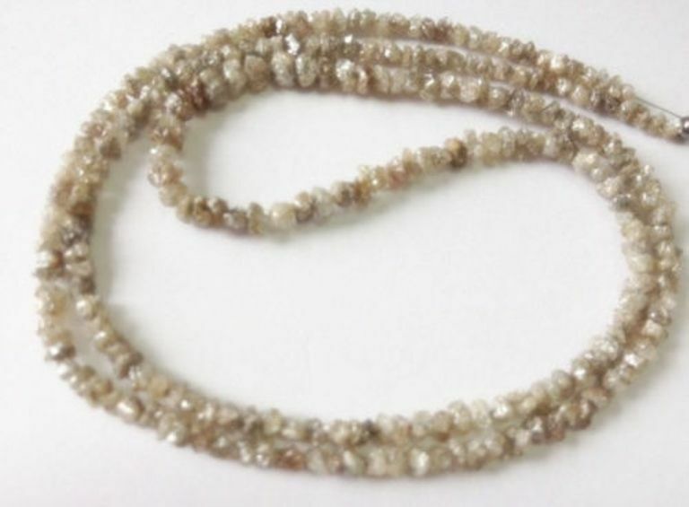10 cts 1.5-2.5mm Natural Brown Raw Diamond beads, rough diamond beads 8\
