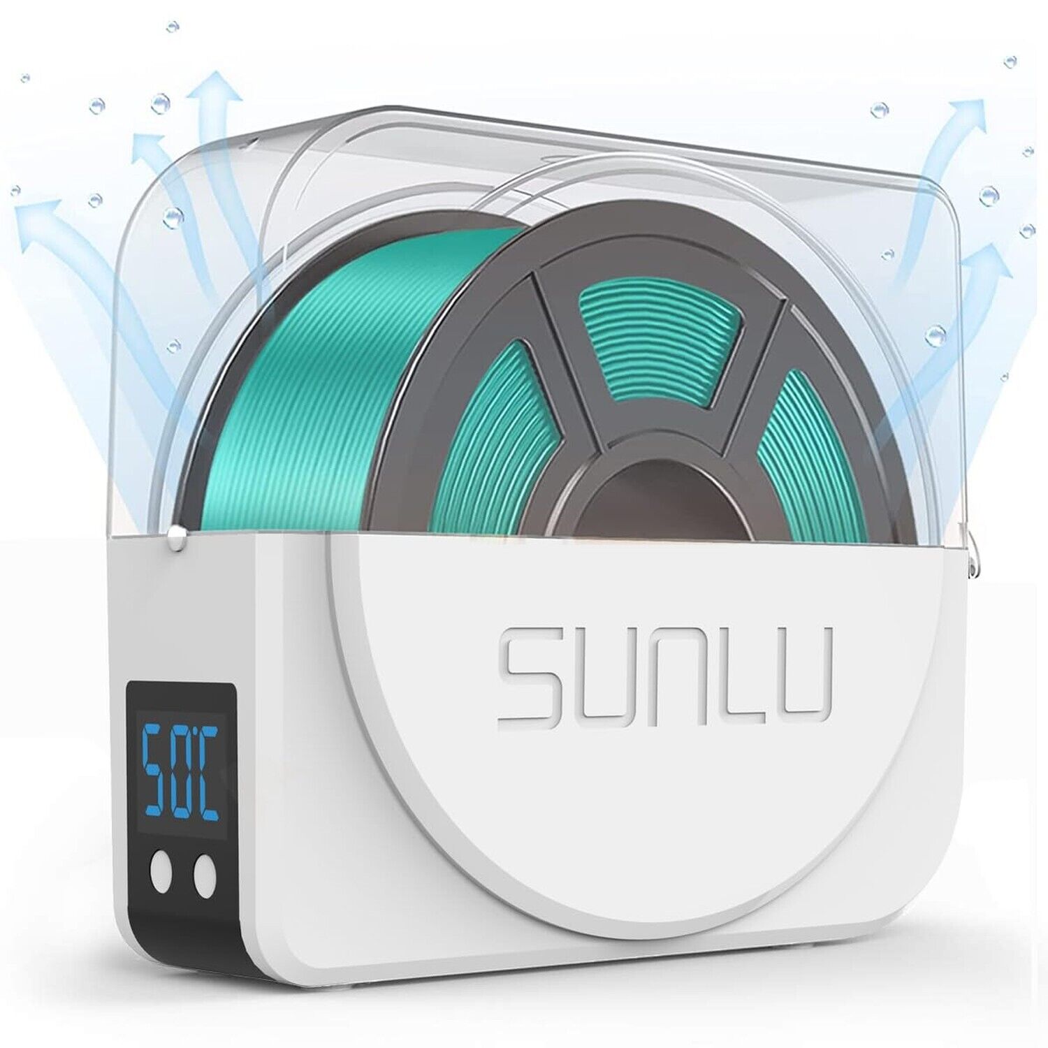 [2024 Official Original] SUNLU 3D Printer Filament Dryer S1 Plus with Fan, Up...