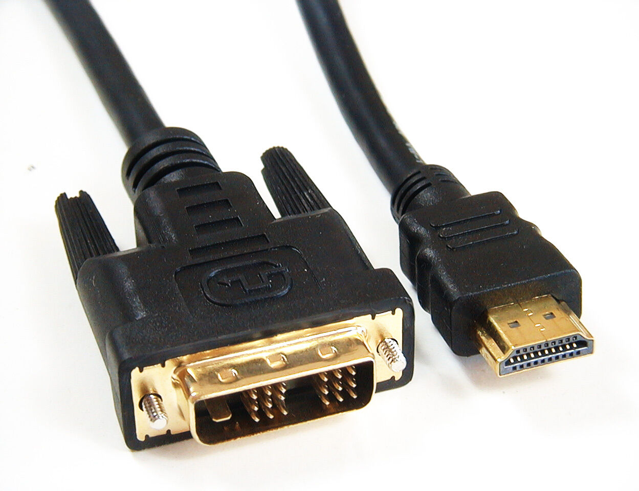 Extra Heavy Duty Gold Plated 7mm 50 Feet DVI to HDMI HDTV Digital Cable 50' 15M