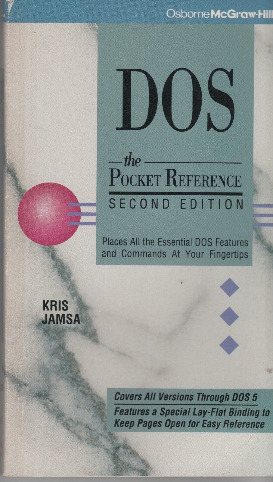 ITHistory Book (1991) DOS: The Pocket Reference By Kris A. Jamsa 2nd Ed PB