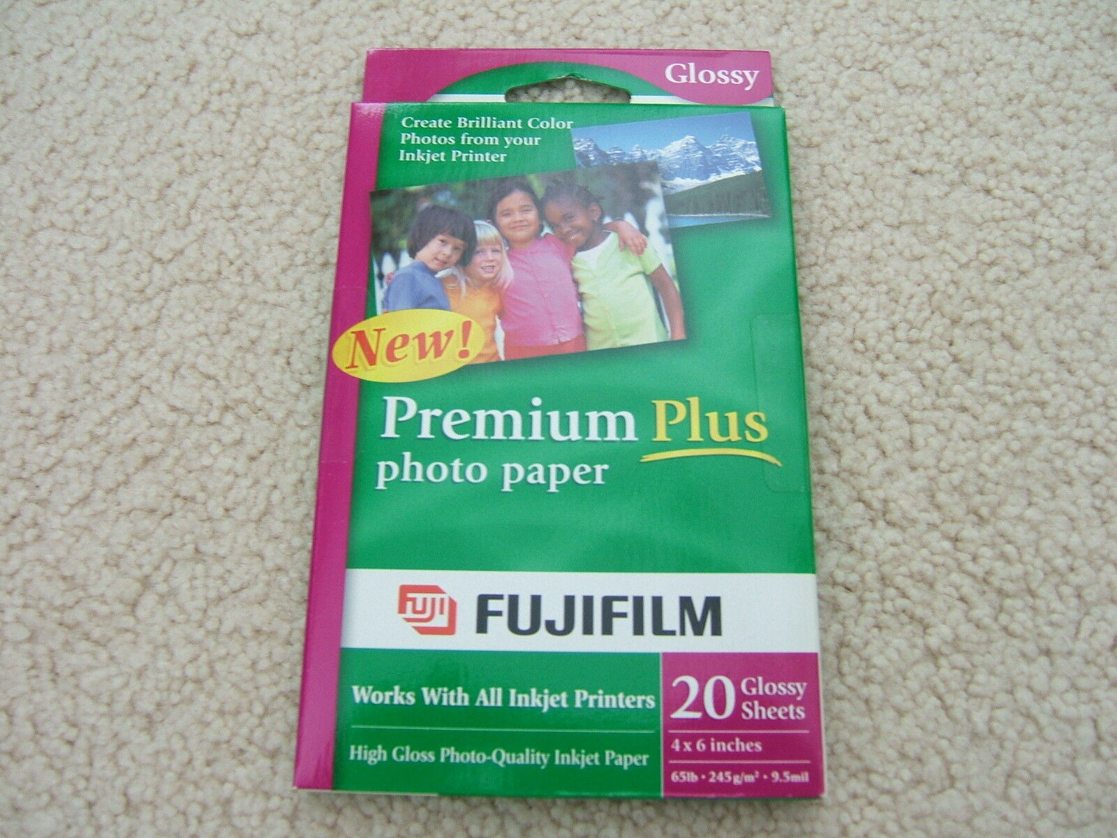 FUJIFILM PREMIUM PLUS PHOTO PAPER - 20 sheets - Glossy - 4\