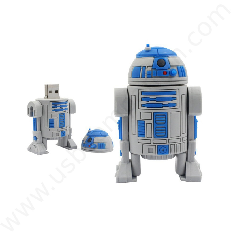Star Wars R2-D2 64gb USB Flash Pen Drive Cartoon Memory Stick USA
