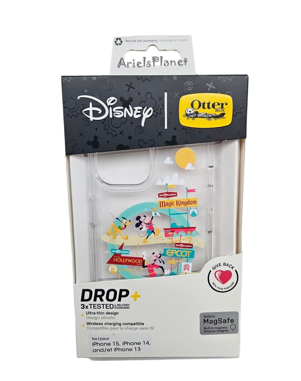 Disney Parks OtterBox Mickey & Friends Play in the Park iPhone 13, 14, 15 Cover