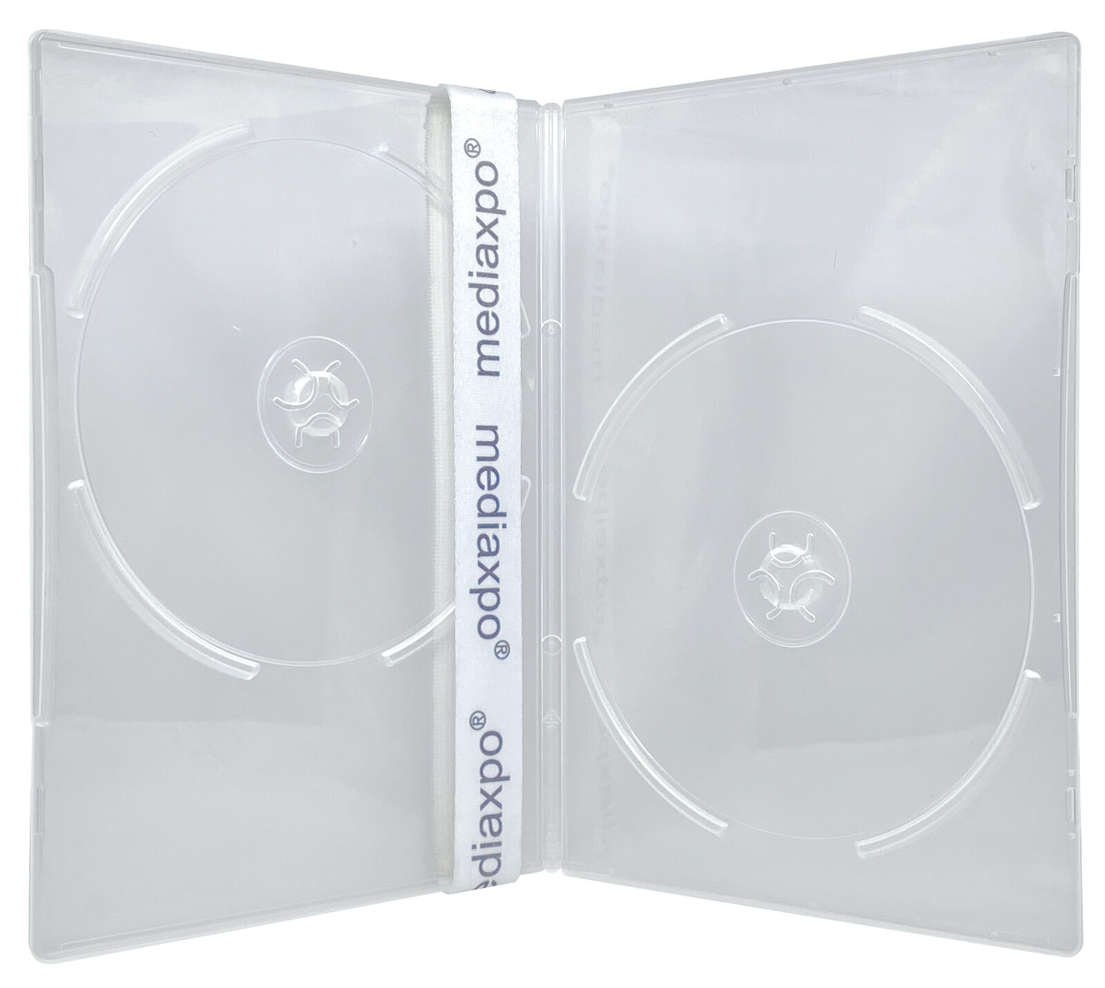 SLIM Clear Double DVD Cases 7MM Lot
