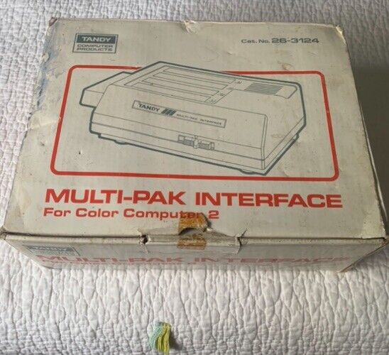 Vtg Radio Shack Tandy 26-3124 Multi-Pak Interface for Color Computer 2 with Box