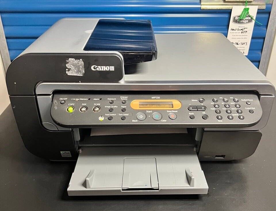 Canon Pixma MP530 Office All-In-One Printer Tested Work
