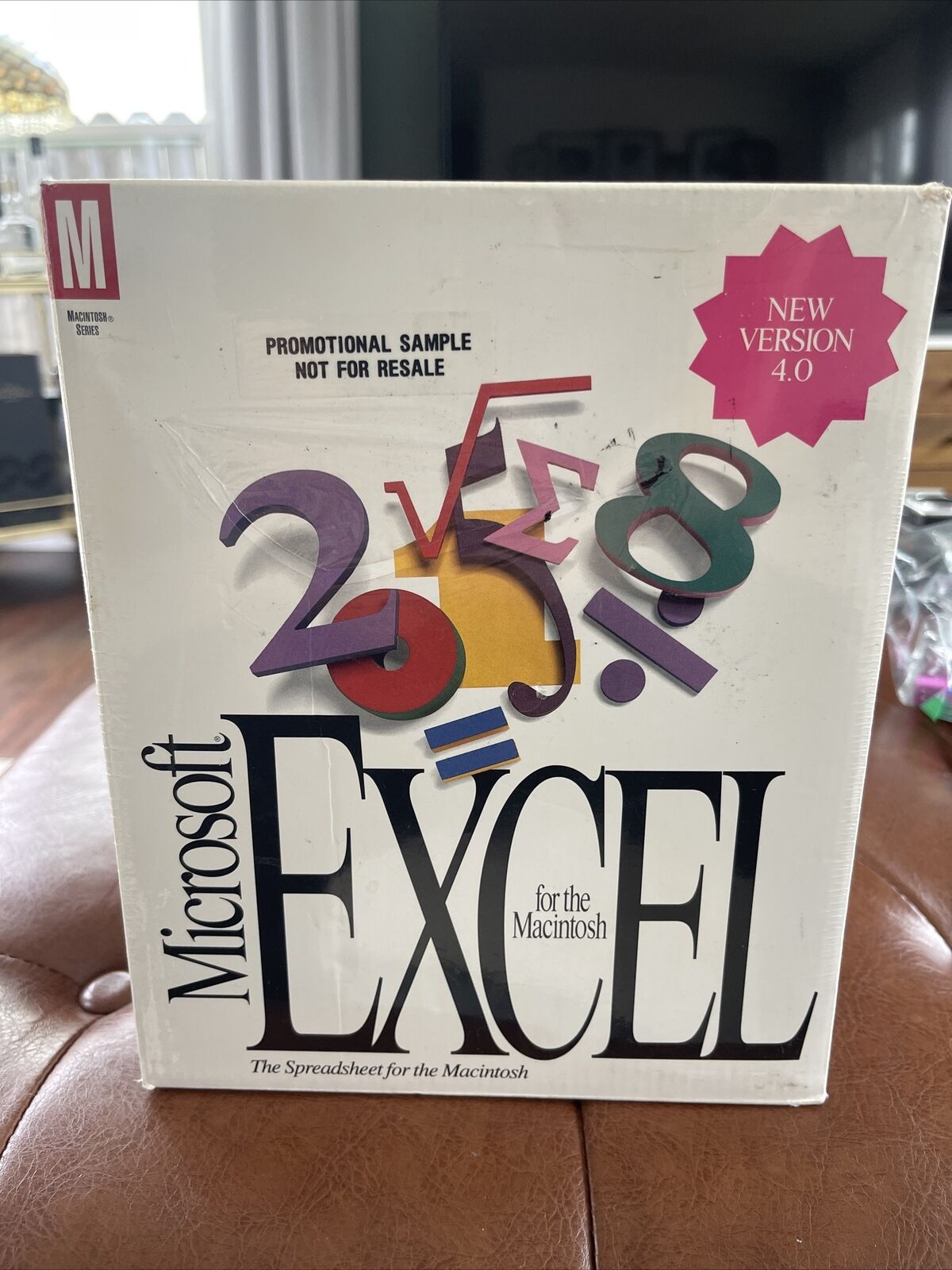 Microsoft Excel 4.0 Spreadsheet Software for Vintage Macintosh Computer Sealed