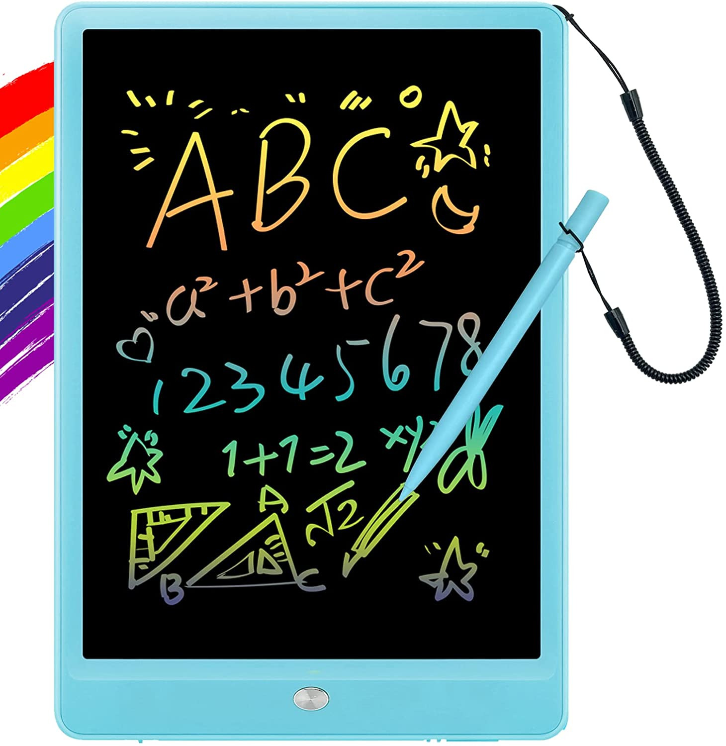 ORSEN 10 Inch LCD Doodle Board Writing Tablet for Kids - Colorful Drawing Pad an