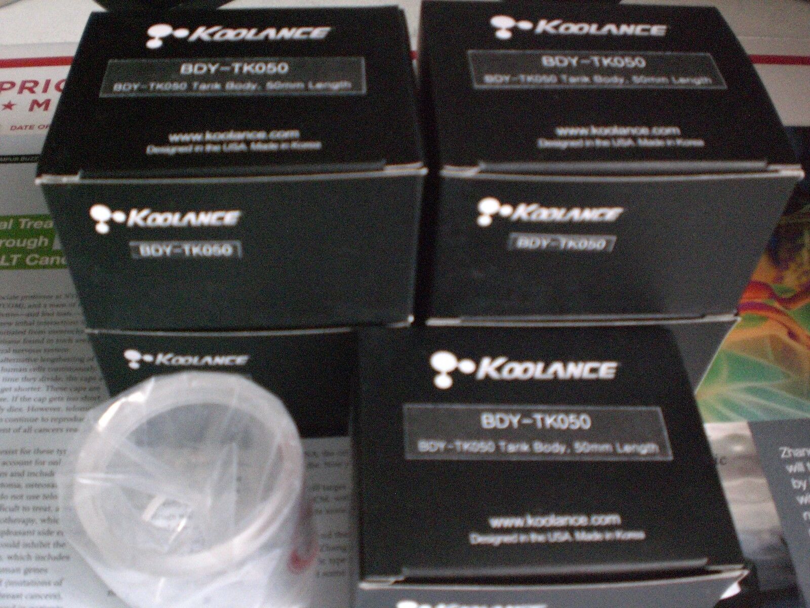 KOOLANCE BDY-TK050 Reservoir Body, 60x50mm (WxL), 98ml (Brand New Sealed)