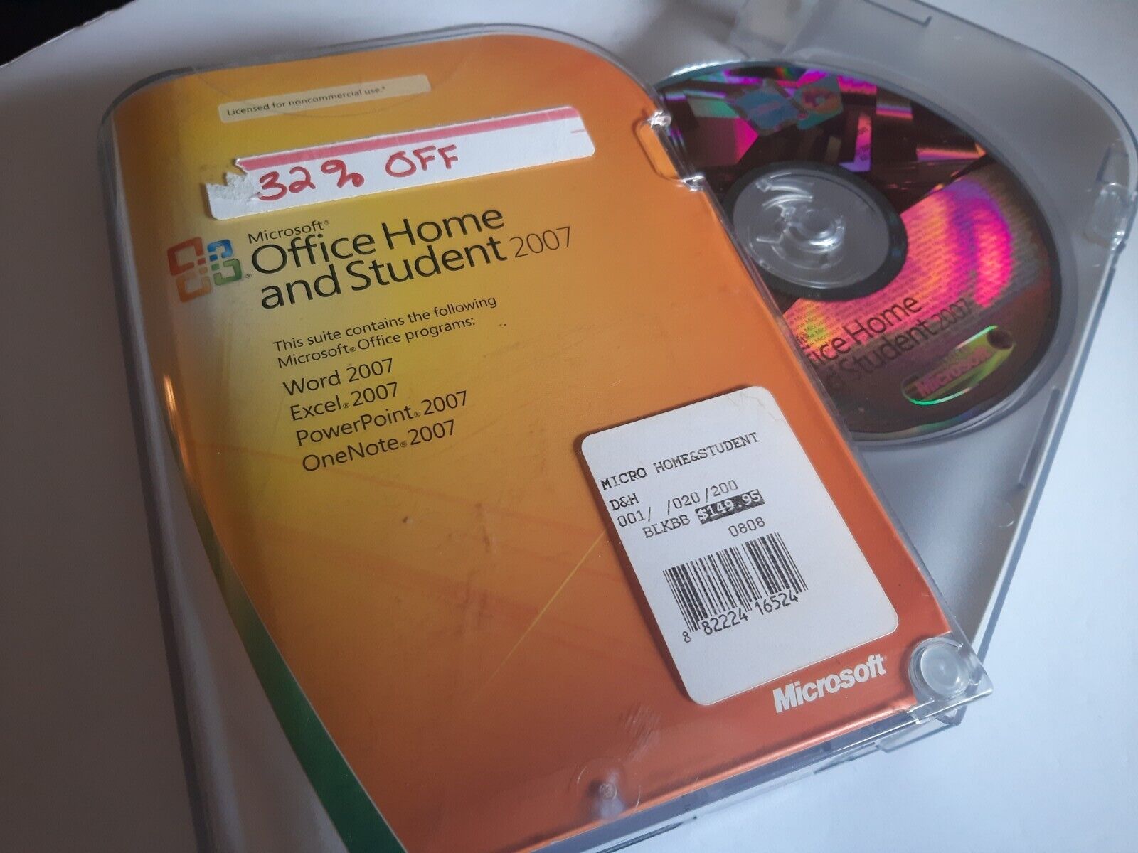 Microsoft MS Office 2007 Home and Student GENUINE Retail W Key 