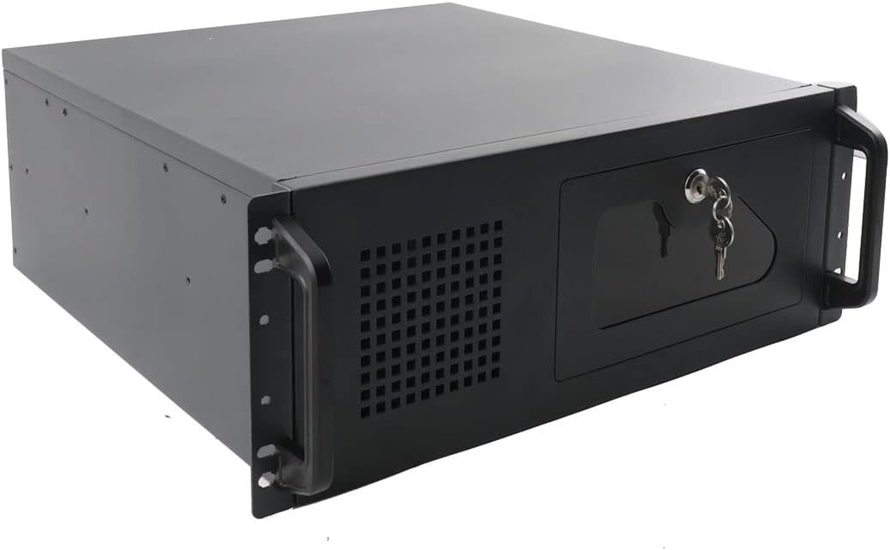 4U Server Cabinet Case,4U Server Chassis Rackmount Server Case 7 X PCI Slot Rack
