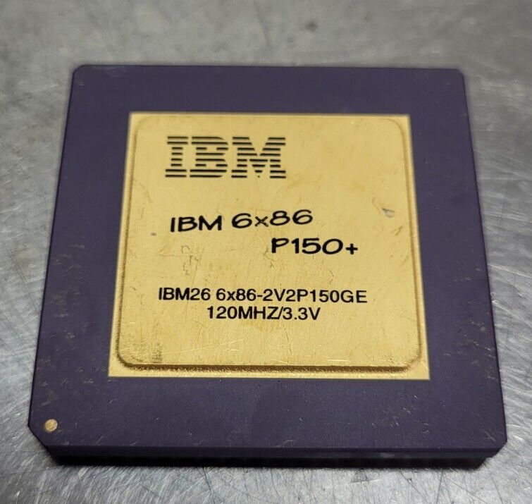 IBM 6x86 P150+ Rare Vintage COLLECTIBLE CPU