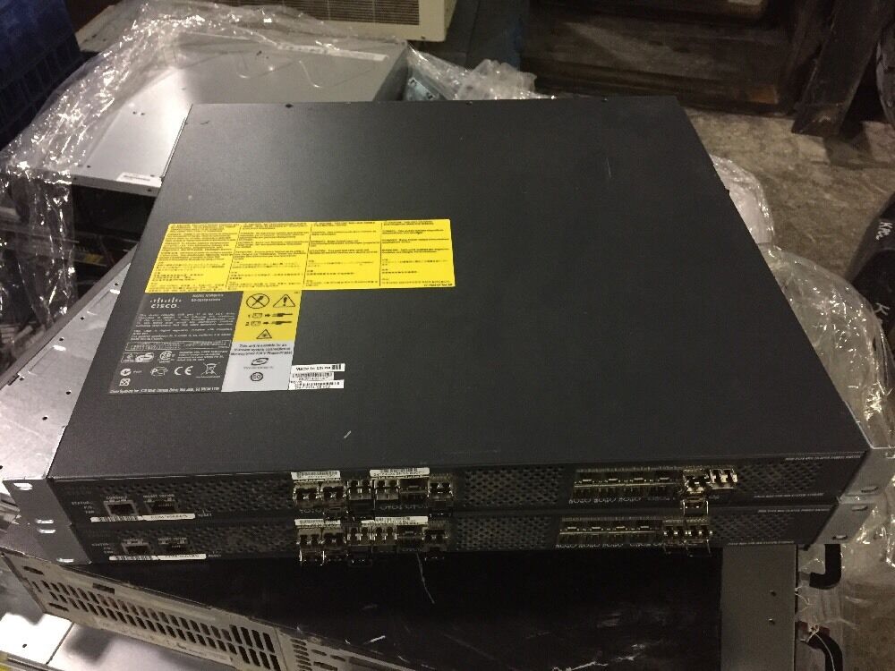 2 Used CISCO MDS 9124 DS-C9100 Series 24 Port Multilayer Fabric Switch