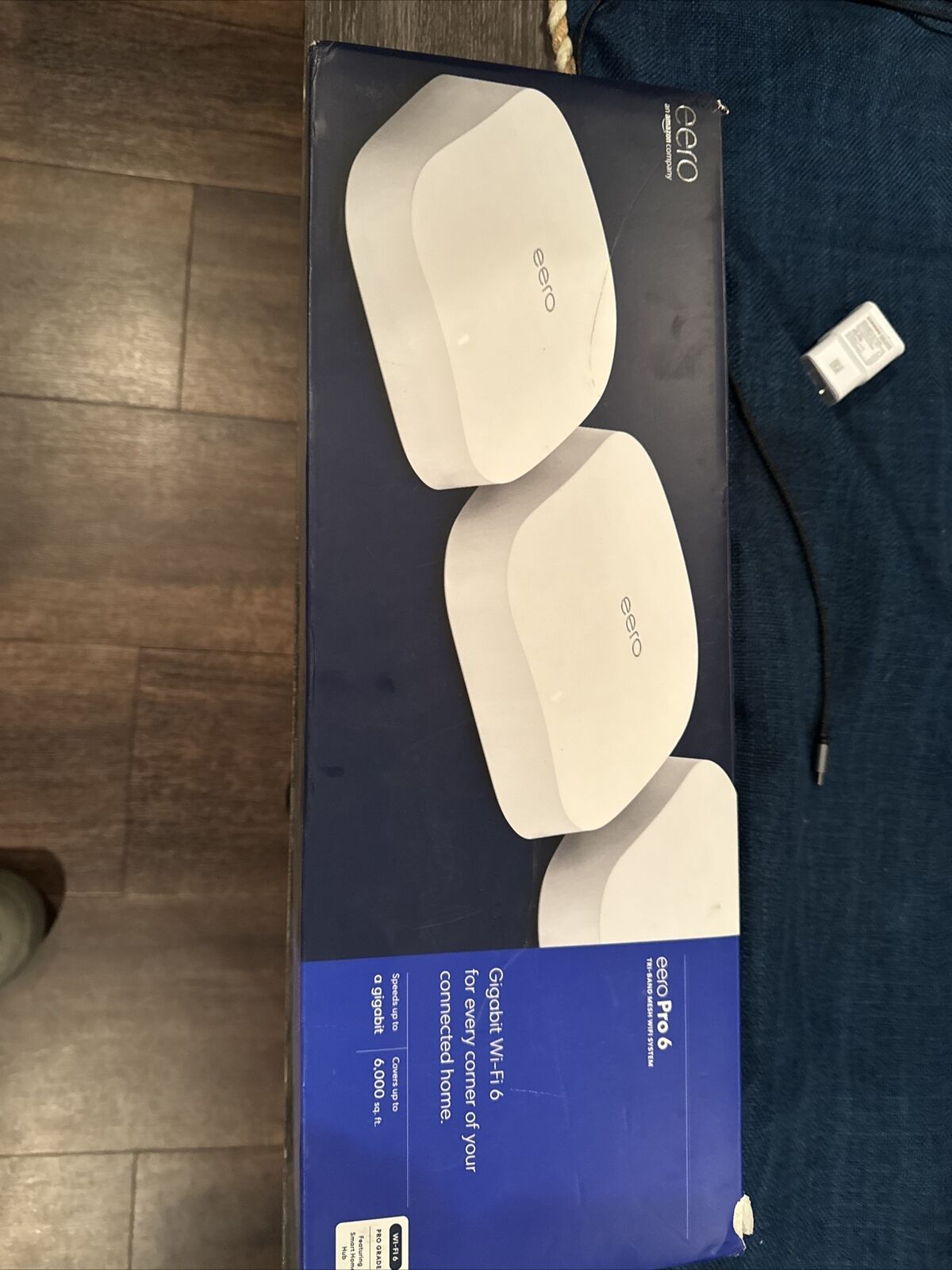 eero Pro 6 AX4200 Tri-Band Wi-Fi Mesh System - White (Pack of 3 Devices)