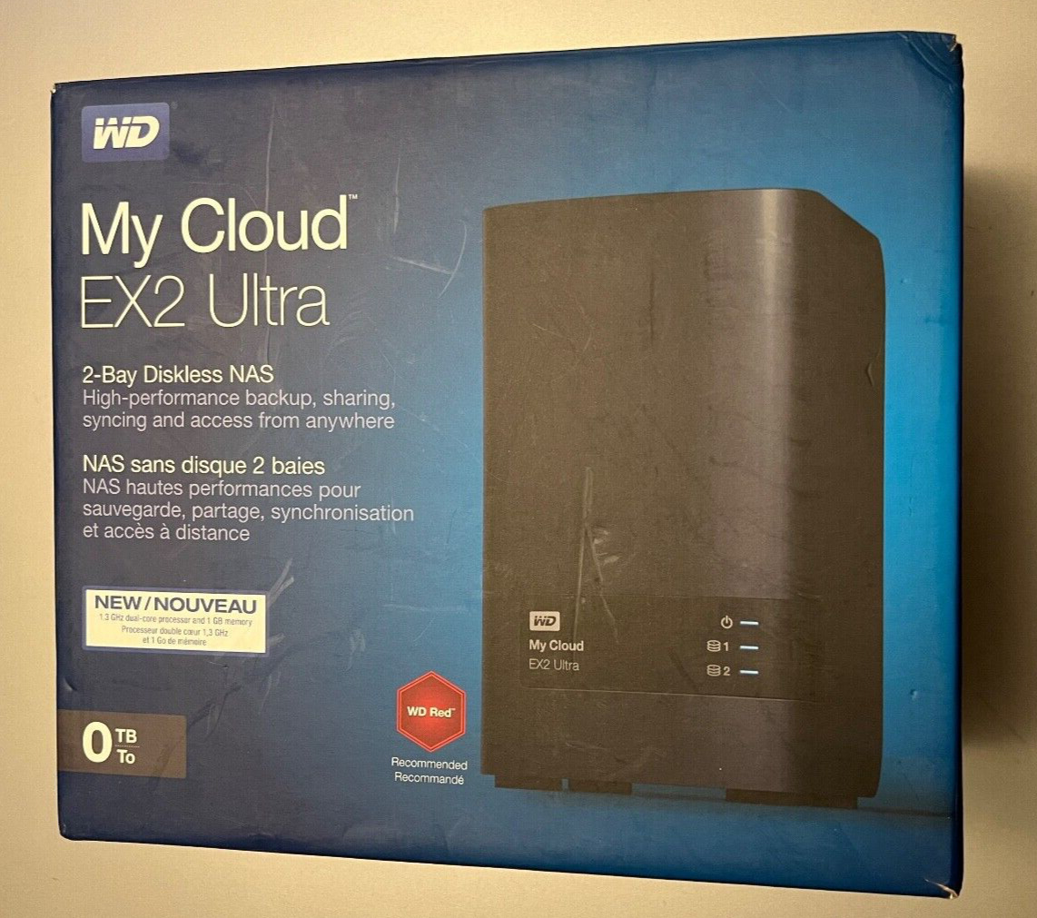 WD - My Cloud Expert EX2 Ultra 2-Bay 0TB External Network