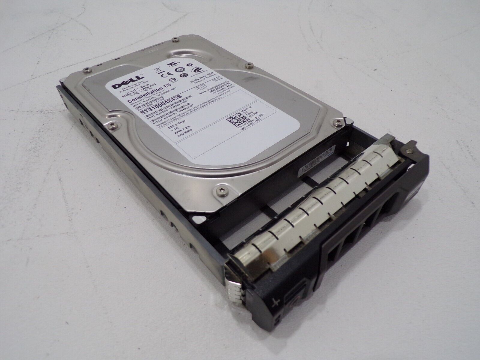 Dell 9JX244-150 Hard Drive SAS-6GBPS 1TB-7.2K RPM ST31000424SS 0U738K U738K