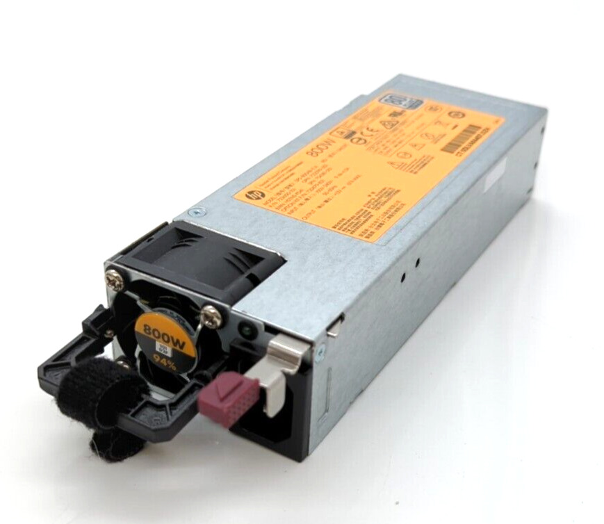 HP HSTNS-PL41 REV 0A 02F 800W Power Supply For DL360 DL380 DL385 P/N: 723599-001