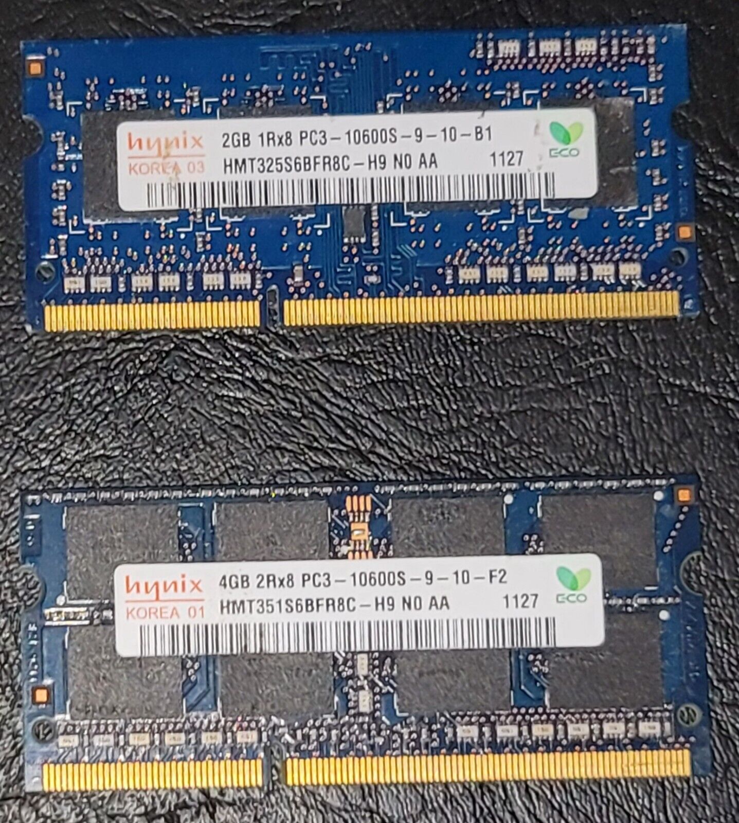 SK HYNIX 6GB 2GB HMT325 1Rx8 4GB HMT351 2RX8 DDR3 PC3-10600S LAPTOP SO-DIMM RAM