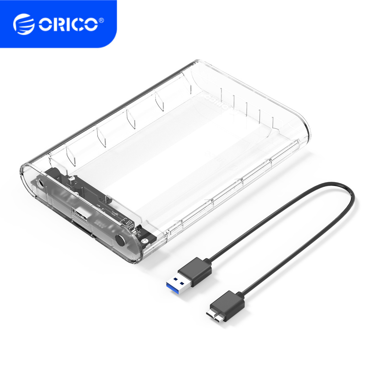 ORICO 3.5'' USB 3.0 Hard Drive Enclosure for 2.5/3.5'' SATA HDD Support UASP 8TB