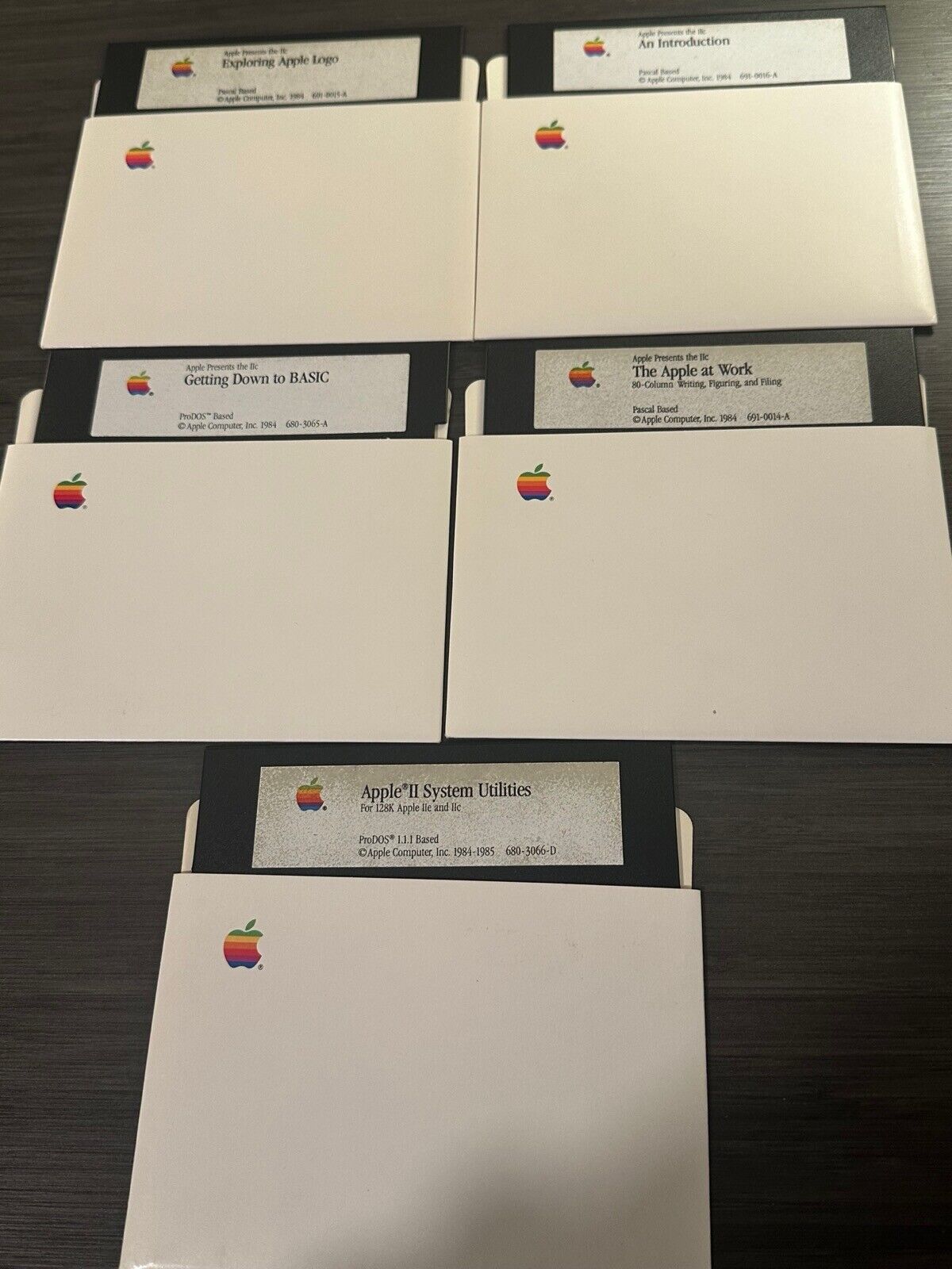 Apple IIc 2c system software utilities vintage computer verified floppy disk lot