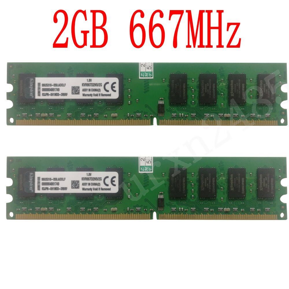 4GB KIT 2 x 2GB For HP Compaq Business dc7800 dx1000 dx2300 dx7400 Ram Memory