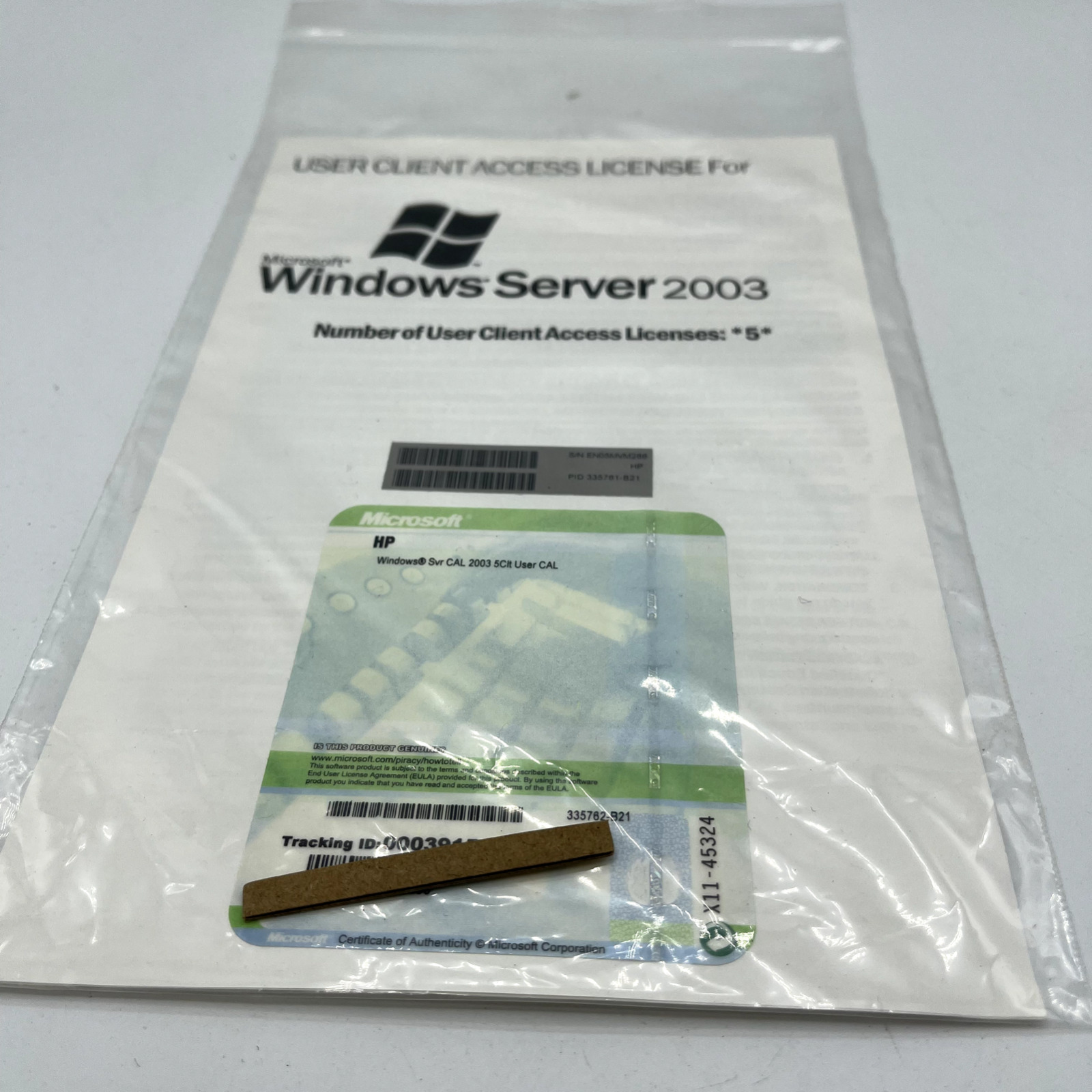 MS Windows Server 2003 OEM 5 User CALS STANDARD ENT DATACENTER
