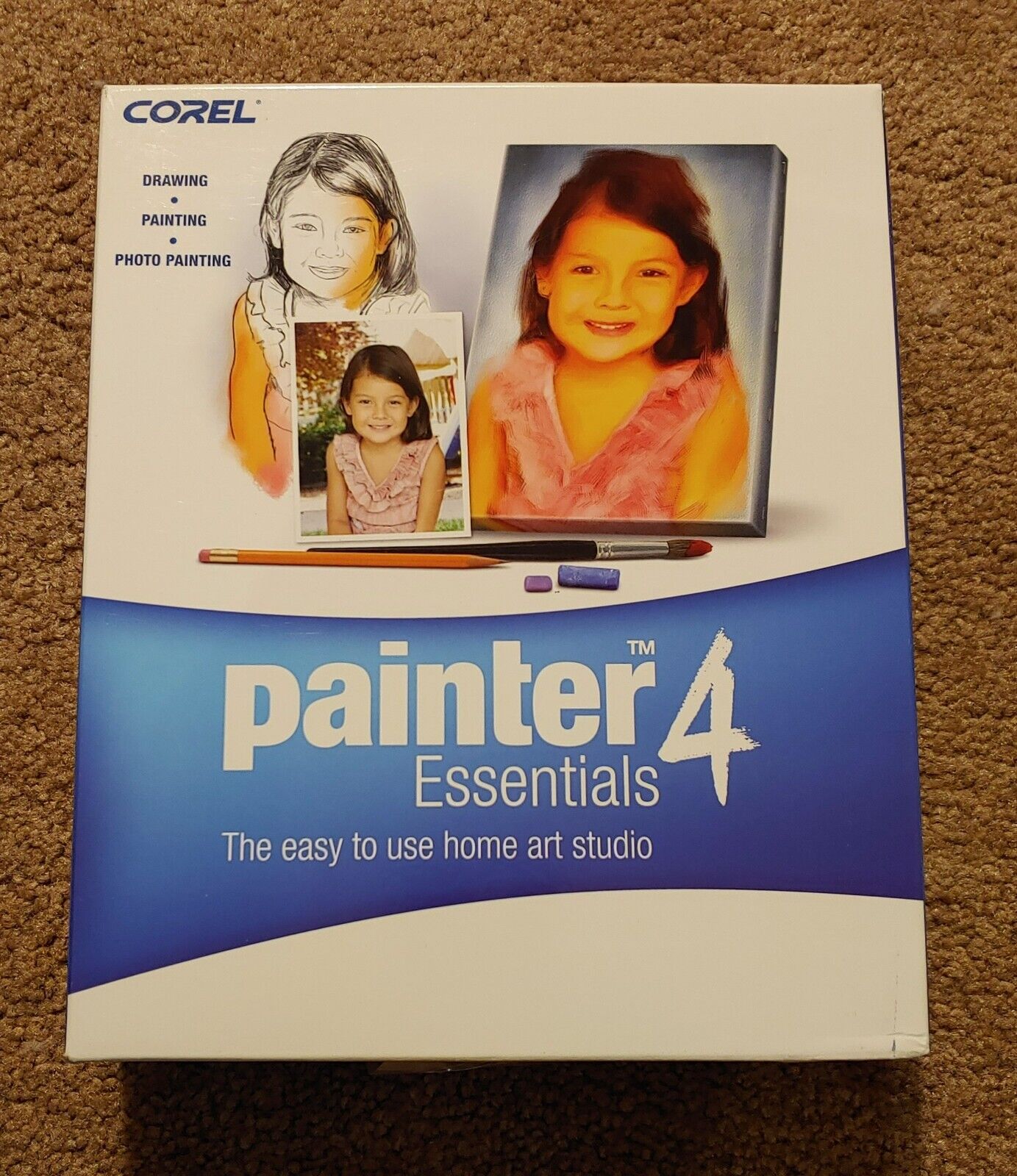 NEW IN BOX: Corel Painter 4 Essentials CD-ROM