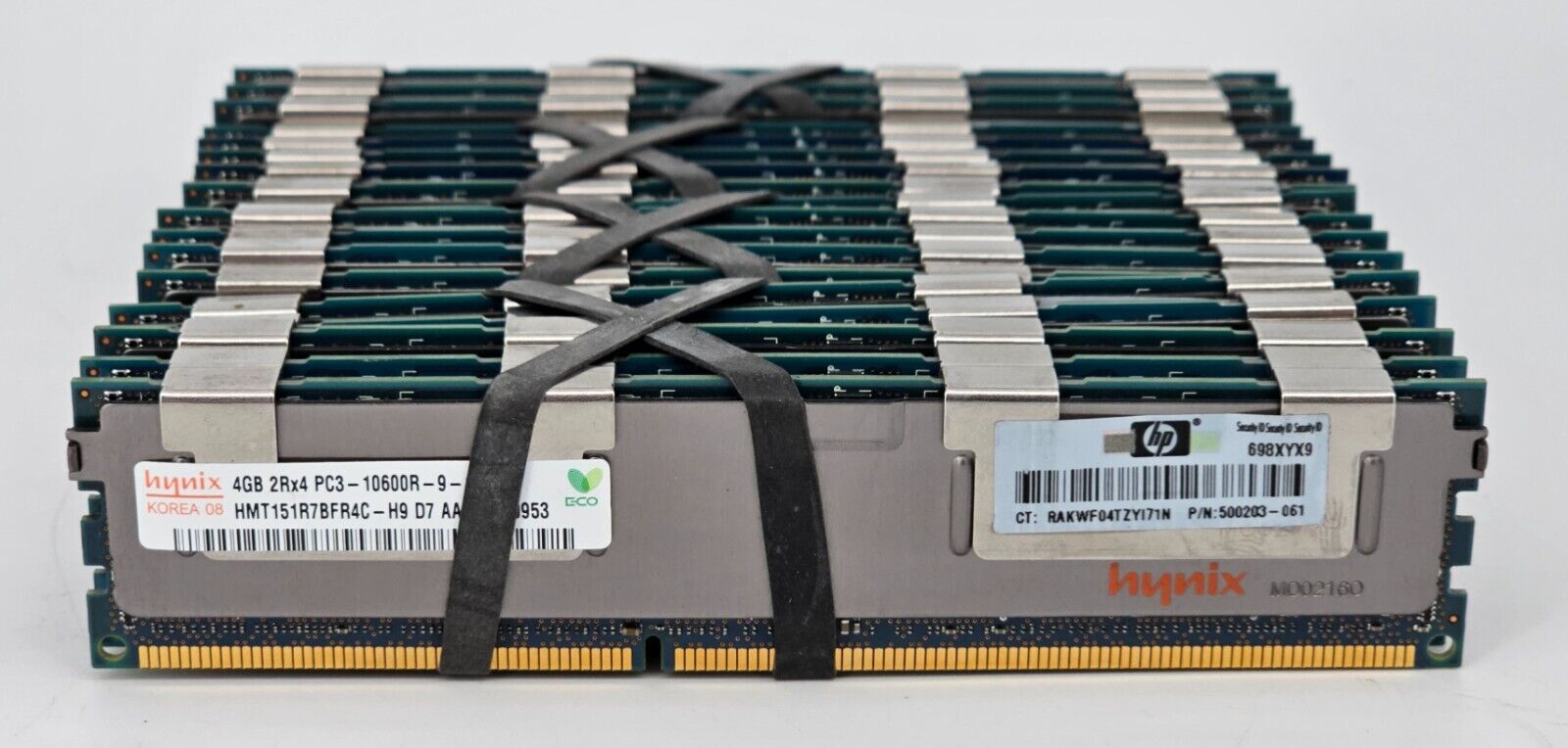 LOT OF 18 - 4GB 2Rx4 PC3-10600R DDR3 1333MHz SERVER RAM Hynix HMT151R7BFR4C-H9
