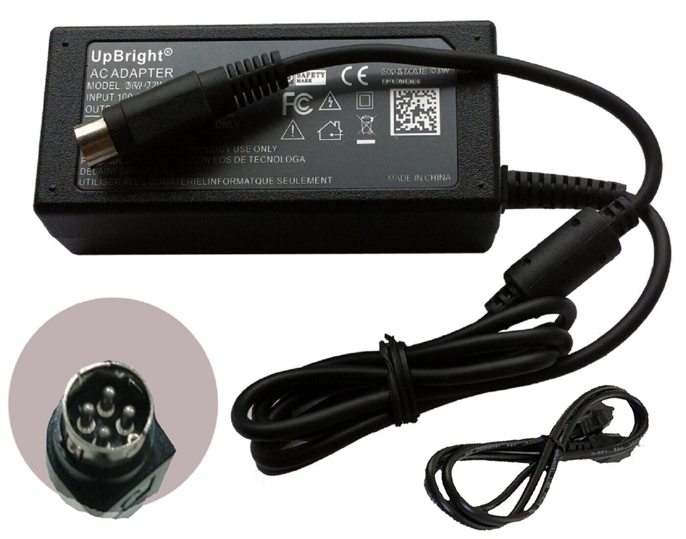 54V 4Pin AC Adapter For FSP GROUP FSP090-AWBN3 P/N 9NA0908401 9NA0908403 Power