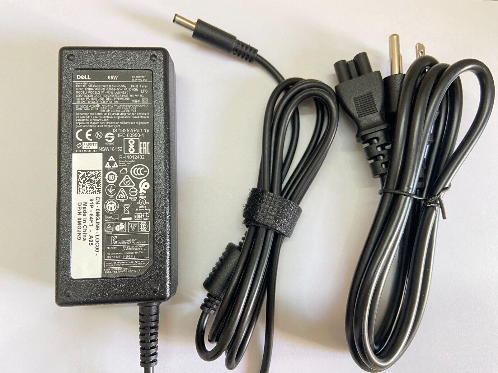 Genuine 65W Power Adapter Charger For Dell Latitude 13 3301 3310 3390 14 3400