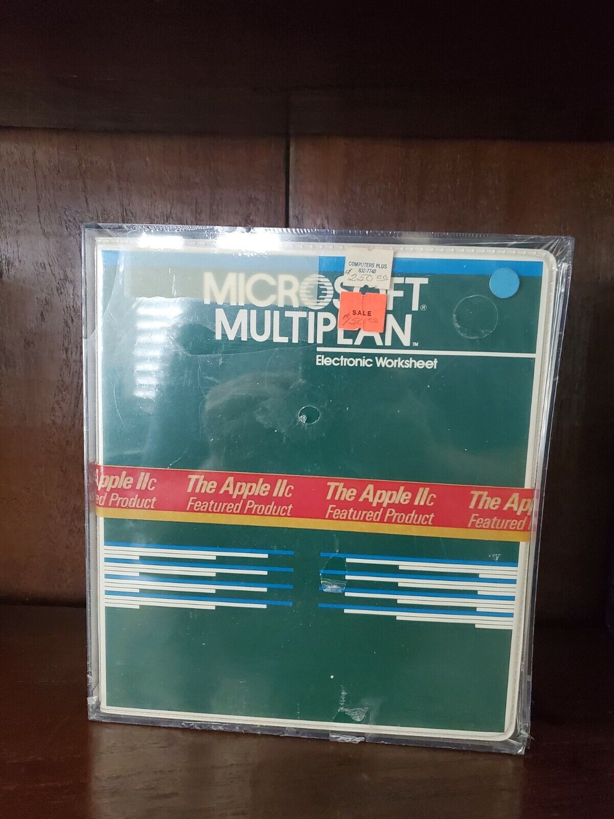 Microsoft Multiplan Electronic Worksheet Apple IIC Sealed New Retail Packaging