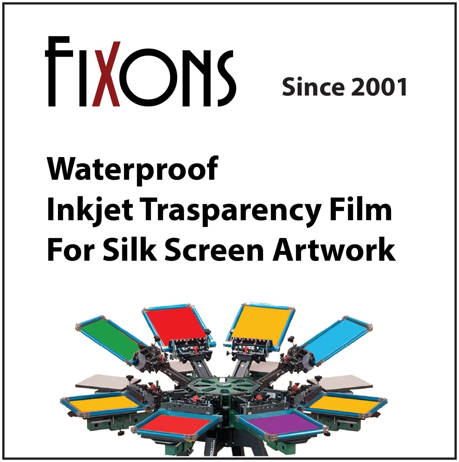 Waterproof Inkjet Transparency Film 13\