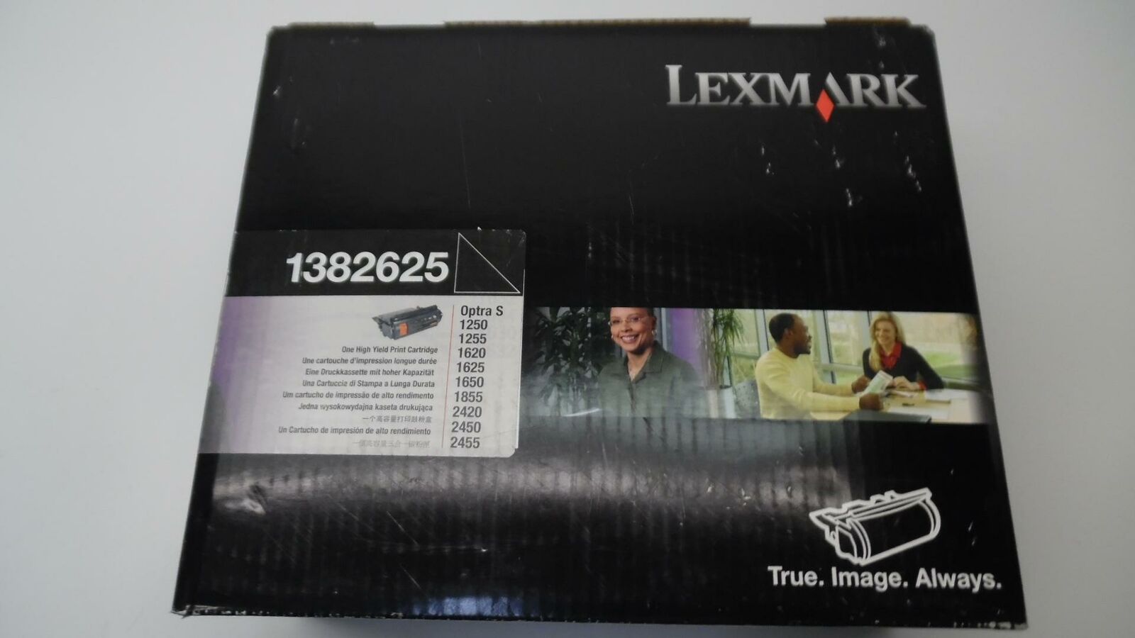 Genuine Lexmark High Yield Black Print Cartridge 1382625 - Open Box READ