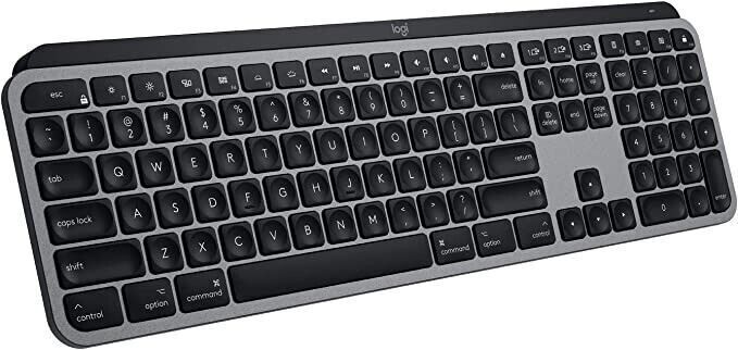 Logitech MX Keys Advanced Wireless Illuminated Keyboard for Mac Backlit LED Keys