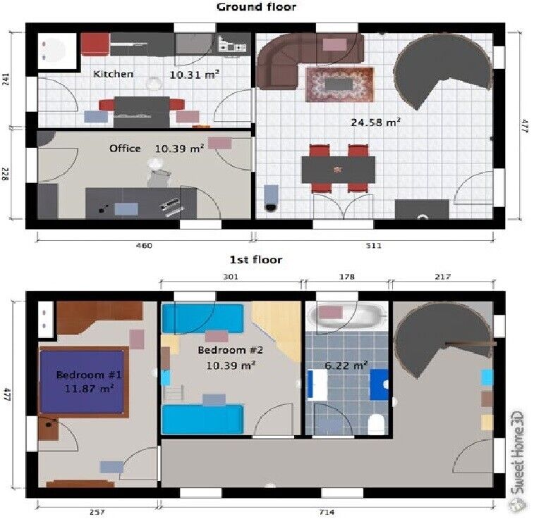 Sweet home 3D CAD designer Design App Software Floor Planner studio for windows