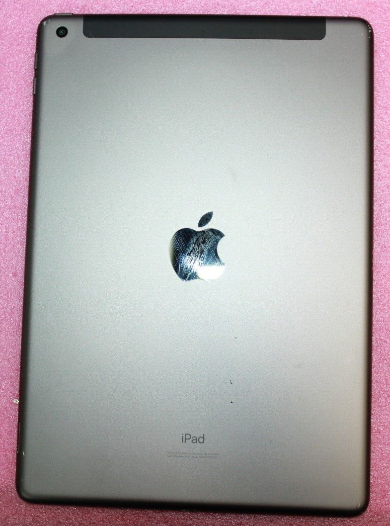 Genuine Apple iPad 7th Gen A2200 Rear Back Housing w/ Battery + Cameras - Space