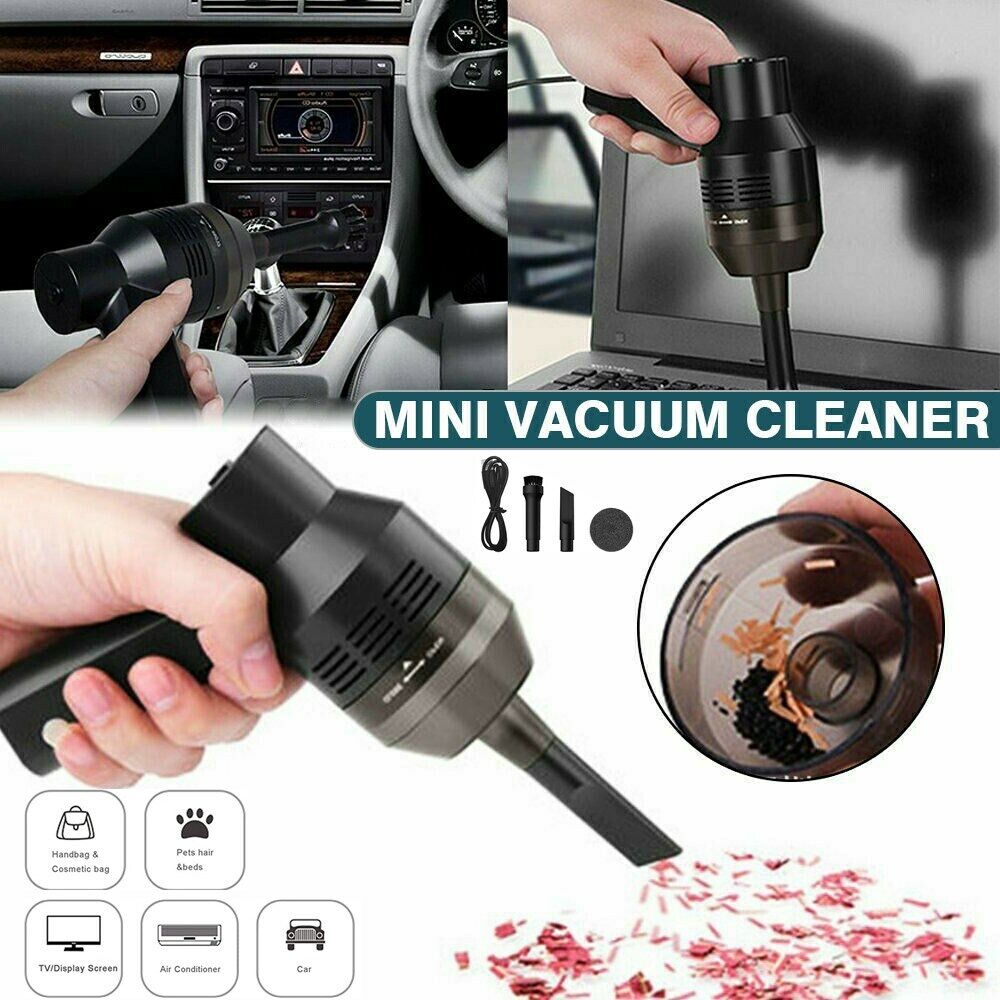 Portable Air Duster Electric Cleaner Cleaning Blower For Cars PCs Keyboard US