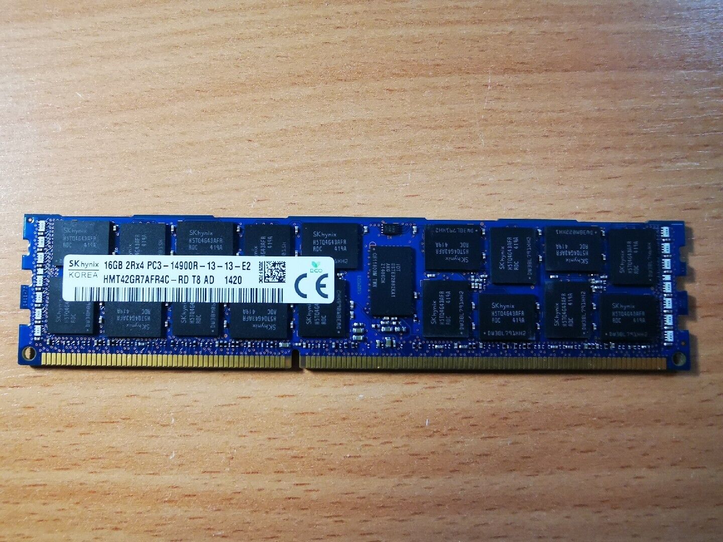 Hynix HMT42GR7AFR4C-RD 16GB DDR3-1866 RDIMM PC3-14900R ECC RAM Memory