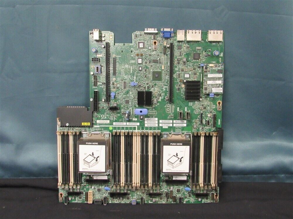 IBM X3650 M4 SERVER MOTHERBOARD SYSTEM BOARD 00Y8457 w/ 2 x XEON E5-2620 cpus