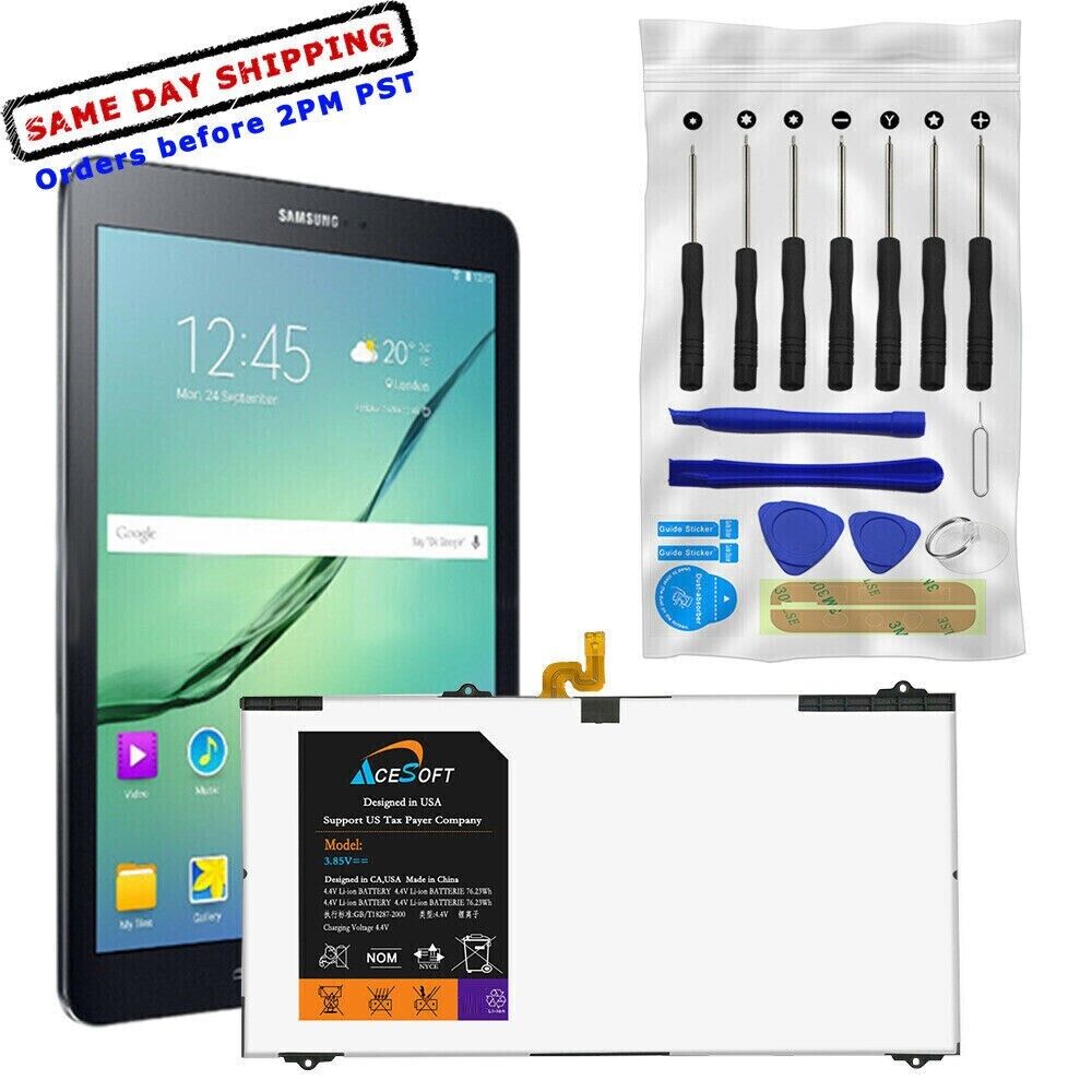 Large Power 6970mAh Battery Tool for T-Mobile Samsung Galaxy Tab S2 9.7 SM-T817T