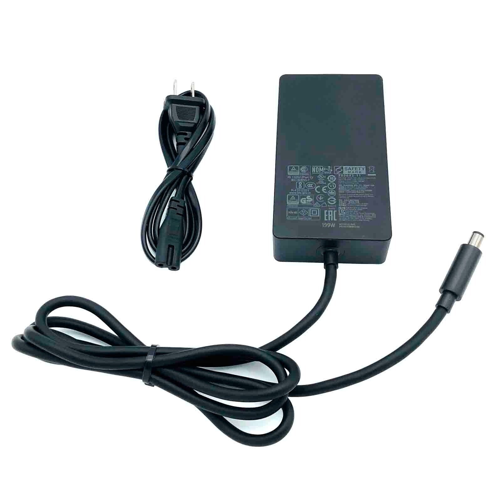 Genuine 199W Microsoft AC Adapter for Surface Dock Charger 2 Model 1917 w/Cord
